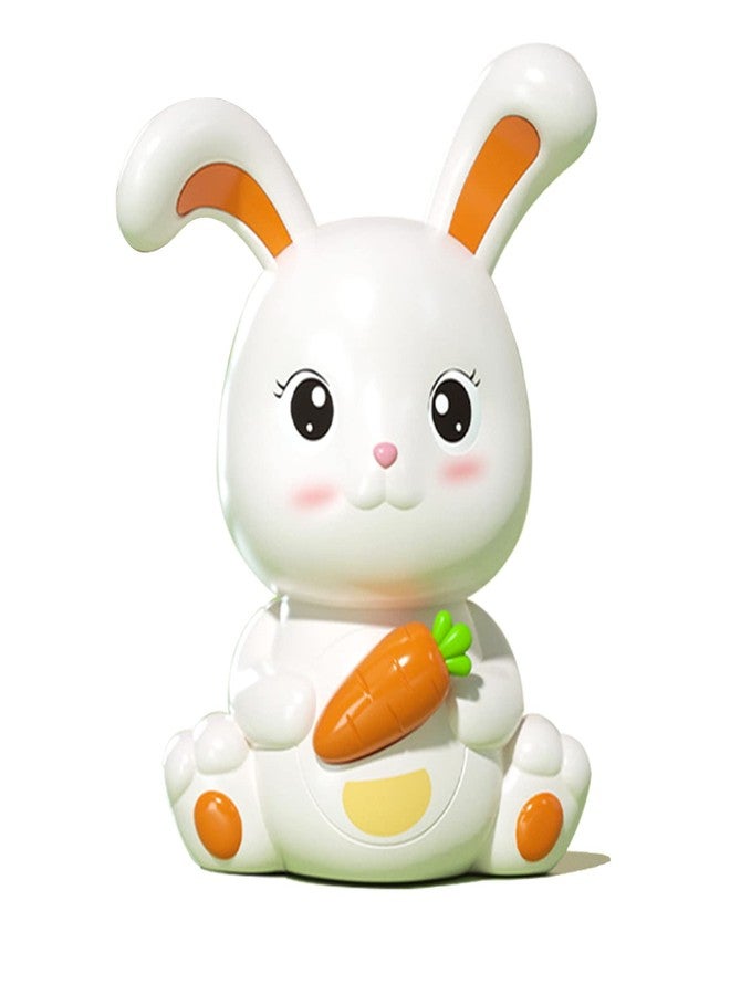 Jaugufiy Cute Cartoon Rabbit Piggy Bank，Bunny Piggy Bank for Kids, Unbreakable Rabbit Coin Bank, Rabbits Saving Money Banks, Creative Coin Box Money Birthday Gift for Boys Girls - Image 1